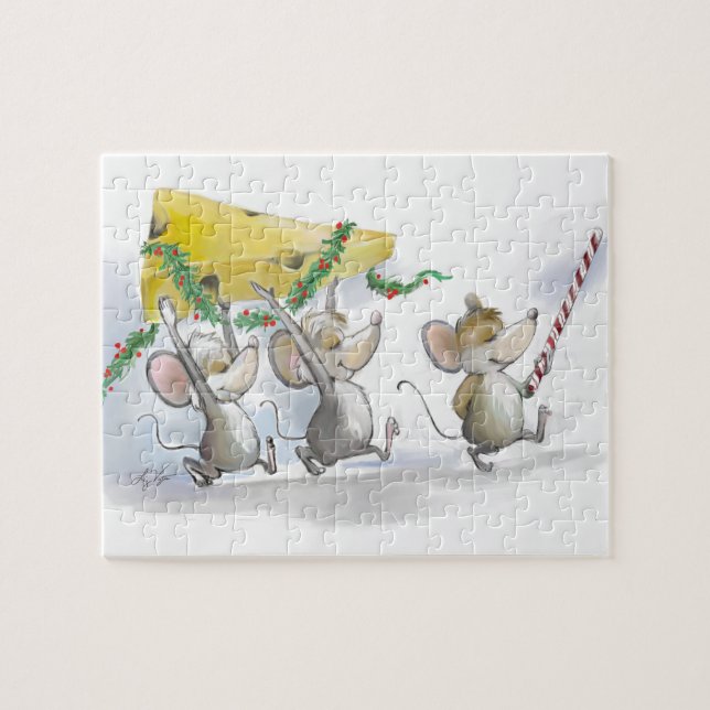 Införande av jultuggeln pussel (Horisontell)
