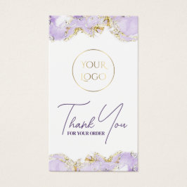 Införande av marmoreringskonstruktion för lavender visitkort