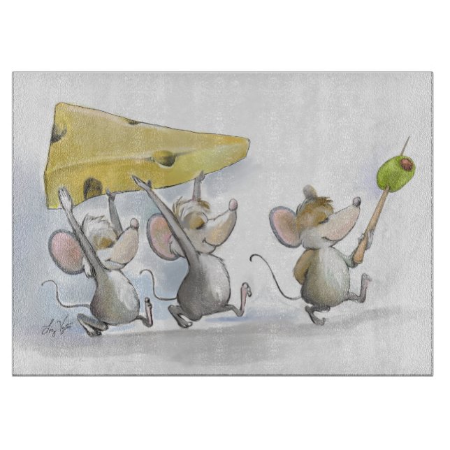 Införande av ostens styckningsdel (med oliver) (Framsidan)