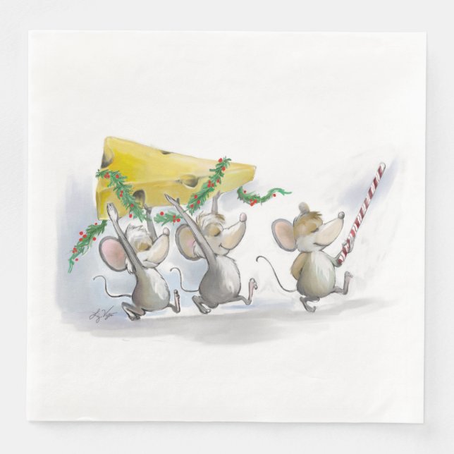 Införande av Pappersservett Julost (Framsida)