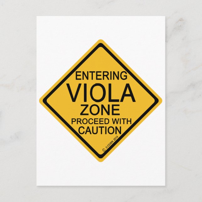 Införande av Viola Zon Vykort (Framsida)