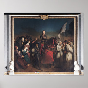 Införandet av Joan of Arc i Orleans Poster