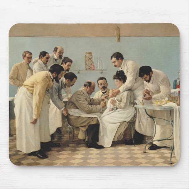 Införingen av ett rör musmatta (Framsidan)