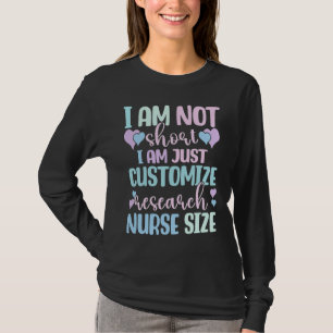 Information Ammande Kvinna Anpassa Forskning Sjuks T Shirt
