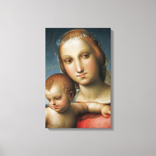 Information från<Virgin and Child>som är associera Canvastryck (Framsida)