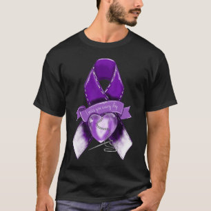 Information Graphic Lila Ribbon T Shirt