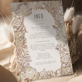 Information och detaljer om Golden Lily Bröllop Mo Inbjudningar
