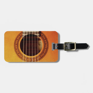 Information om akustisk gitarr bagagebricka