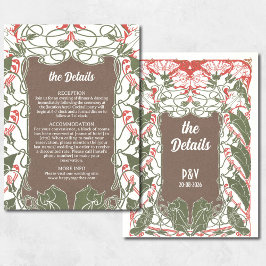 Information om art nouveau Blommigt Elegance 2 Brö Tilläggskort