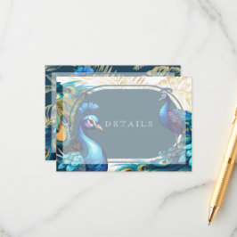 Information om Art Premium Peacocks Feathers Bröll Tilläggskort