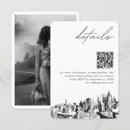 Information om Atlanta Bröllop QR-koden Small Tilläggskort