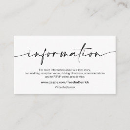 Information om Avslappnaden Minimalist Black bläck Tilläggskort