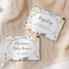 Information om babyvisningsprogram för färgat Polk Tilläggskort