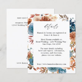 Information om Beige och Dusty Blue-Blommigten