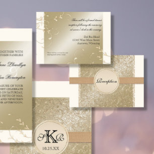 Information om Black Tie Elegance, Champagne Bröll Inbjudningar