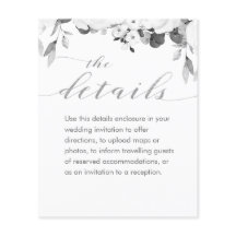 Information om Black & White Greenery Peony Bröllo