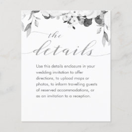 Information om Black & White Greenery Peony Bröllo