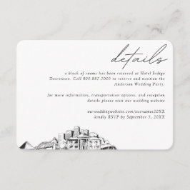 Information om blockering av Memphis Bröllop Hotel Tilläggskort