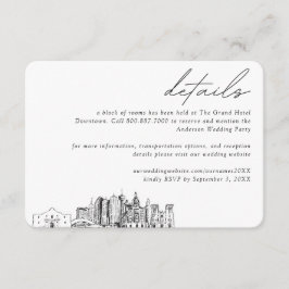 Information om blockering av San Antonio Bröllop H Tilläggskort