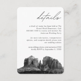 Information om blockering av Sedona Bröllop Hotel  Tilläggskort