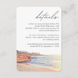 Information om blocket La Jolla Bröllop Hotel Room Tilläggskort