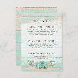 Information om Blommigt/anvisningar för Rustic Woo Tilläggskort