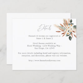 Information om Blommigt av Pampas Grass för budget