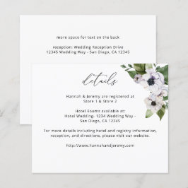 Information om Blommigten Budgetanemone White