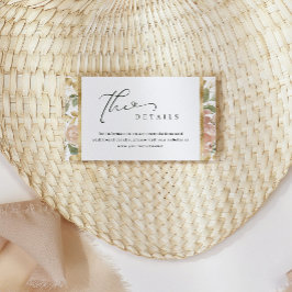 Information om Blommigten för vattenfärg och Guld  Tilläggskort