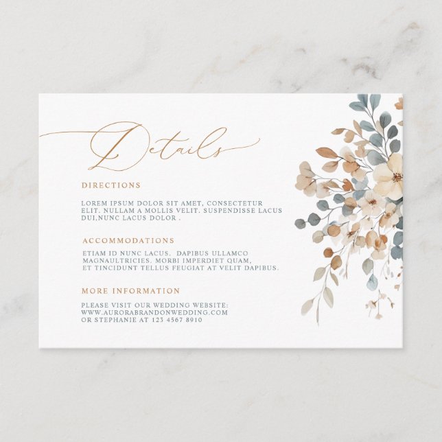 Information om Blommigten Vattenfärg för mjuk, mat Tilläggskort (Framsida)