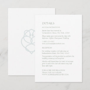 Information om Blue Celtic Irish Svan Kärlek Knot Tilläggskort