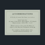 Information om bostadslån för Eucalyptus Grönt Hot Tilläggskort<br><div class="desc">Inkludera de här petitkorten för att informera dig om hotellgäster. Eucalyptus/Oliv grönt kort har egenskaper och elegant serif-typografi med all information som behövs. Designad för att samordna med vår minimala Grey Bröllop Collection. Anpassa med din information med hjälp av den mall som fälten tillhandahåller.</div>