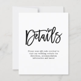 Information om Bröllop för budgetskript QR-kod