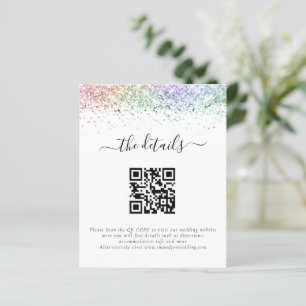 Information om Bröllop för Glitter QR-koden