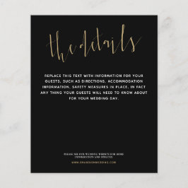 Information om Bröllop Guld i i Elegant Black