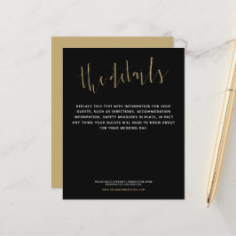 Information om Bröllop Guld i i Elegant Black
