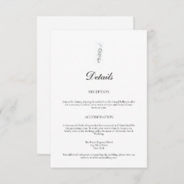 Information om Bröllop i Rustic Forest och Mountai Tilläggskort