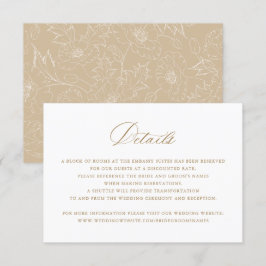 Information om Bröllop i skript för elegant Callig Inbjudningar