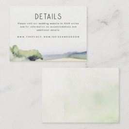 Information om Bröllop-kort för små höljen Tilläggskort