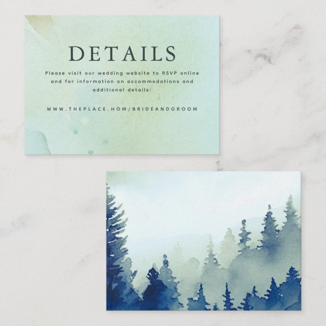 Information om Bröllop-kort för små höljen Tilläggskort (Fram/baksida)