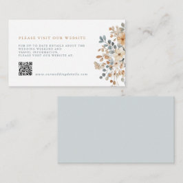 Information om Bröllop om MUT-Blommigt med brun to Tilläggskort