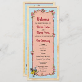 Information om Bröllopsprogrammet för  av Blommigt Inbjudningar