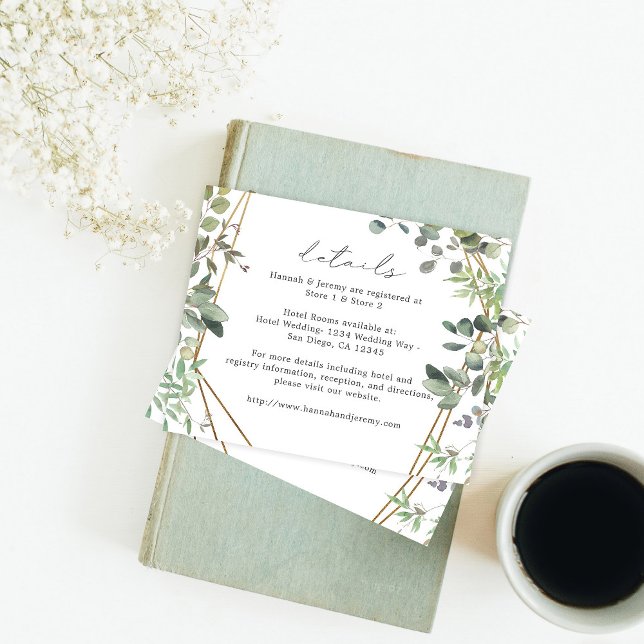 Information om budget för Rustik eukalyptus och Gu (Skapare uppladdad)