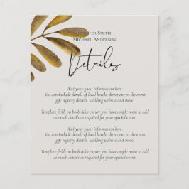 Information om budgetbronze Löv Bröllop