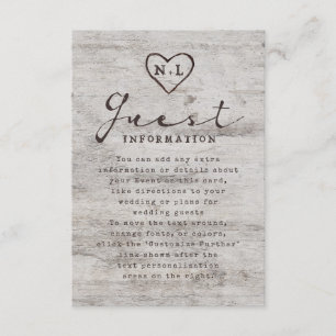 Information om Carved Sweethearts Rustic Träd Bröl Tilläggskort