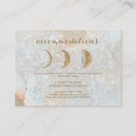 Information om Celestial Zodiac Måne Blue Guld Brö Tilläggskort