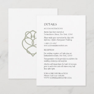 Information om Celtic Irish Svan Kärlek Knot Bröll Tilläggskort