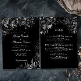 Information om Classic Gothic Black Bröllop och Inbjudningar