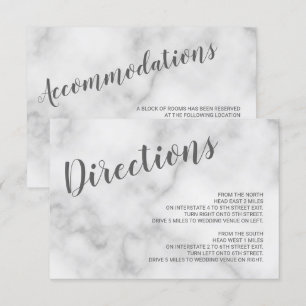Information om Classy Elegant White Marble Bröllop Inbjudningar