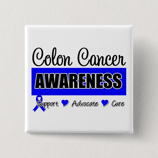 Information om Colon Cancer Awareness Badge Knapp (Framsida)